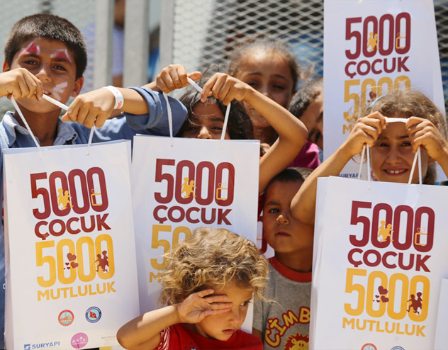 5000 Çocuk 5000 Mutluluk Sosyal Sorumluluk Projesi