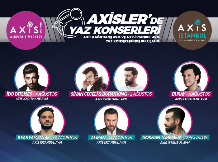 Axisler'de Yaz Konserleri